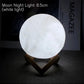 D5 Starry Moon Lamp 8cm - LED Night Light with Stand, Perfect for Bedroom Decor and Gifts